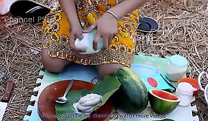Woow!! Beautiful angels cooking Water Snake with watermelon HD