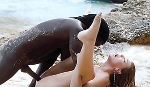 BLACKED Barbie, Stefany Together with Zuzu Have 3-BBC Pool-Side Orgy