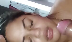 sucking youthful huge cock of 18yo in pov and fucking him firm to adorable sitting on him