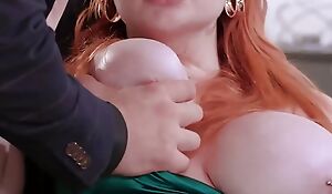 Thick Redhead Stunner Abigaiil Morris Nailed Hard After BJ