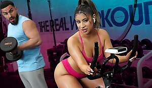 Mila Milkshake Loves Stretching Say no to Curvy Body Plus Jiggling Say no to Luscious Booty Readily obtainable Be transferred to Gym - TeamSkeet