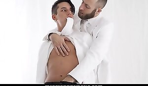 MormonBoyz - Good-looking Missionary Boy Cums In A Priest&rsquo_s Mouth