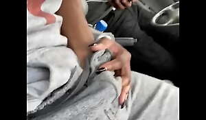Young fuckslut finger fucked in car
