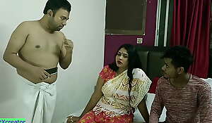Desi Hot Maid fucking by two friends one inhibition another! with clear audio