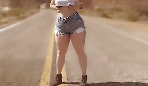 PAWG Holly Fogginess Dicked Up with reference to the Desert by Muscle Dude