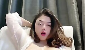 Fidelity 2 Viral Indonesia Cici masturbates while playing upon breasts until she spurts