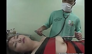Sadomasochism body check-up by kinky doctor who play