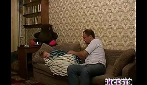 Real father and daughter homemade sextape