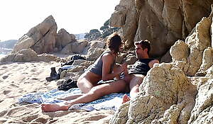 Couple caught having lovemaking atop a catch BEACH