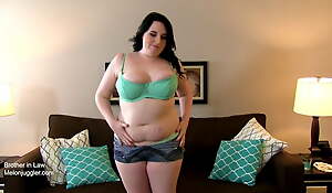 Young BBW Honey catches her brother-in-law jacking stay away from