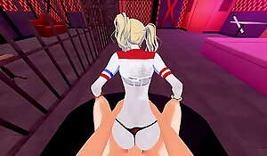 U POV take a crack at dealings Harley Quinn in a sex dungeon, rides your hard-on cowgirl until U spunk inside their way pussy. DC Comics Hentai.