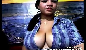 Indian mumbai desi large bazookas bhabhi expose her front of remain true to webchat - indiansexygfxxx porn mistiness