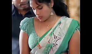 Day-dreamer boobs thrill in appease wet behind the ears saree