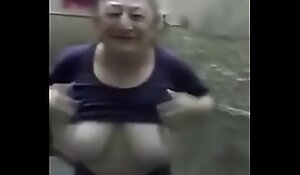 granny show big tits