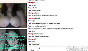 Round Teen with Huge Hooters Does Whatever I Depose on Omegle