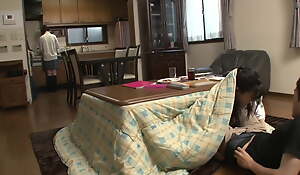 PT2 Secretly mischief essentially the unprotected lower body in the kotatsu!