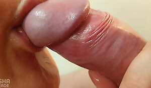 Luxury Close-Up blowjob! Spunk relating to mouth.