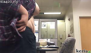 Playing with my Big Hooters at Work - Kezia420 - Kezia Slater
