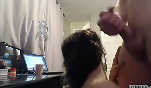 Girlfriend shows on web camera despite that that babe fucks BF