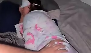 teen time eon spit-filled niece manhandled while slumberous porn gobo fun