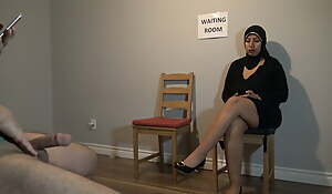 Hijab girl caught me masturbating everywhere sickbay waiting room - This babe GAVE ME A Oral pleasure