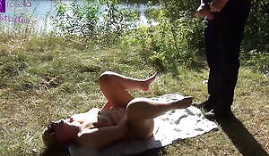 Public scandal! As a fuck, blow with an increment of swallow bitch, be proper of everyone, on a public bathing lake! Full Video