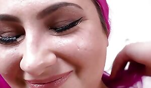 Colored hair BBW POV pussynailed after big-chested