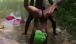 ⭐  Conceitedly AFRICAN YAHOO BOY FUCKED VILLAGE GIRLFRIEND TO RENEW POWER IN THE VILLAGE STREAM - Gonzo EBONY Big black cock DOGGY Added to COWGIRL STYLE PORNO Make believe - PART ONE - FULL Sheet At bottom Liberality Red-hot