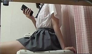 Japanese Schoolgirl Under the sun Desk