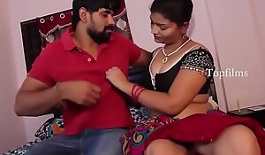 desimasala.co - Sashi aunty boob make away increased by interesting romance with neighbor
