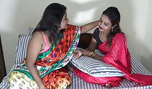 Two unsatisfied house wifey faced increased by made a superb lesbo session with all dirty converse in Hindi