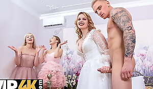 BRIDE4K porno  Foursome Goes Wrong so Connubial Called Missing