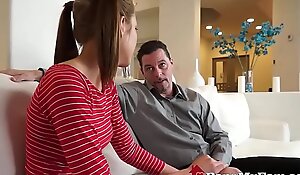 Stepdaddy Teaches Daughter Molly Manson Howsoever To Act properly