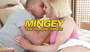 FAKEhub - Mingey the Talking Pussy needs some cock but is jealous of her pink hole neighbour
