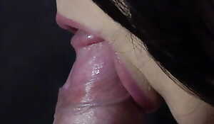 CLOSE UP: I make a outsider be happy, with an increment of he cannot hold out. Got Cum all round mouth