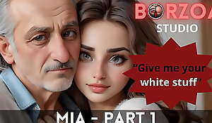 Mia and Papi - 1 - Naughty old Grandpappa domesticated cherry teen youthful Turkish Girl