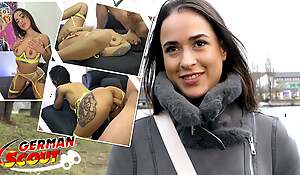 GERMAN SCOUT - Big Butt Saggy Tits Tattoo Girl LydiaMaus96 at Rough Casting Pound